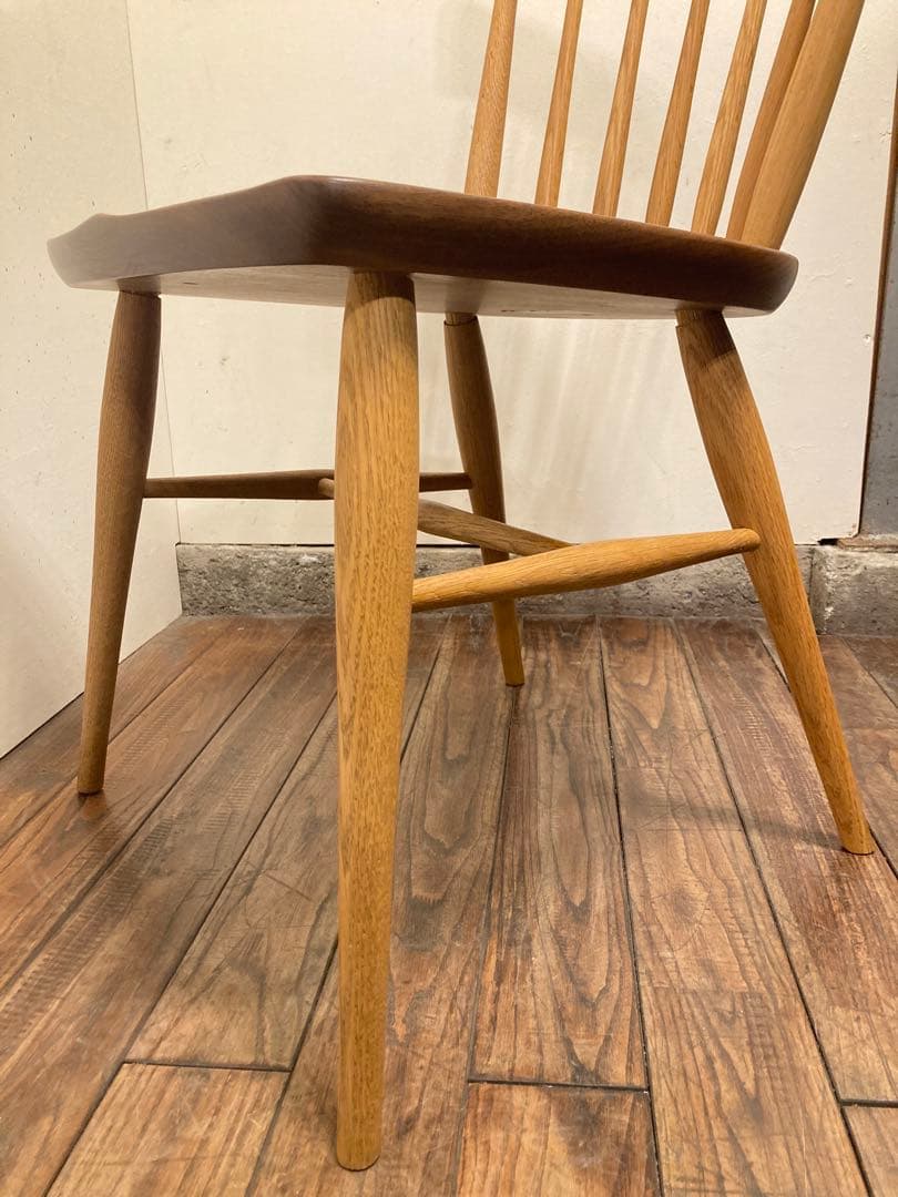 柏木工 SC4K ウォールナット×オーク オイル仕上げ ウィンザーチェア A