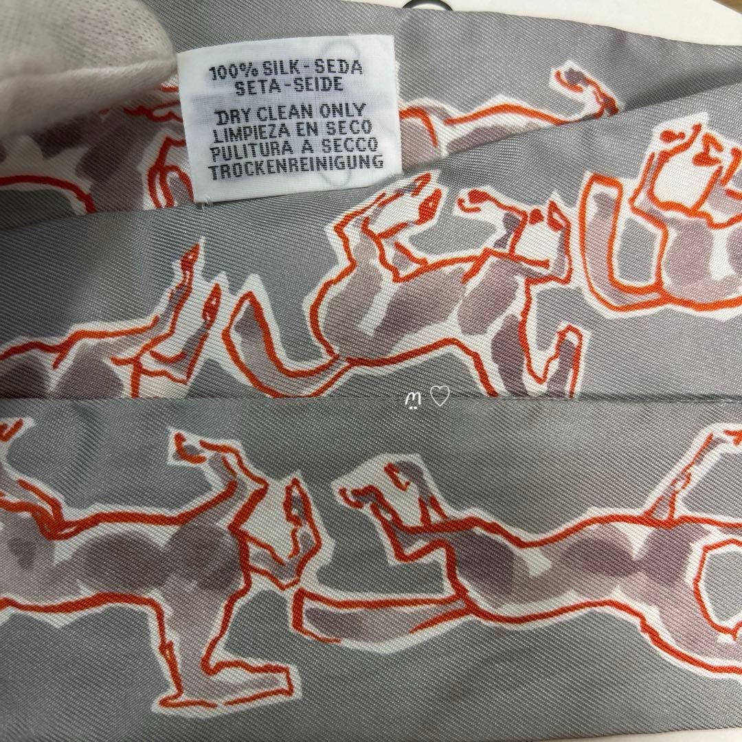 HERMESエルメス ツイリー 自由の馬 シルクスカーフ バッグチャーム