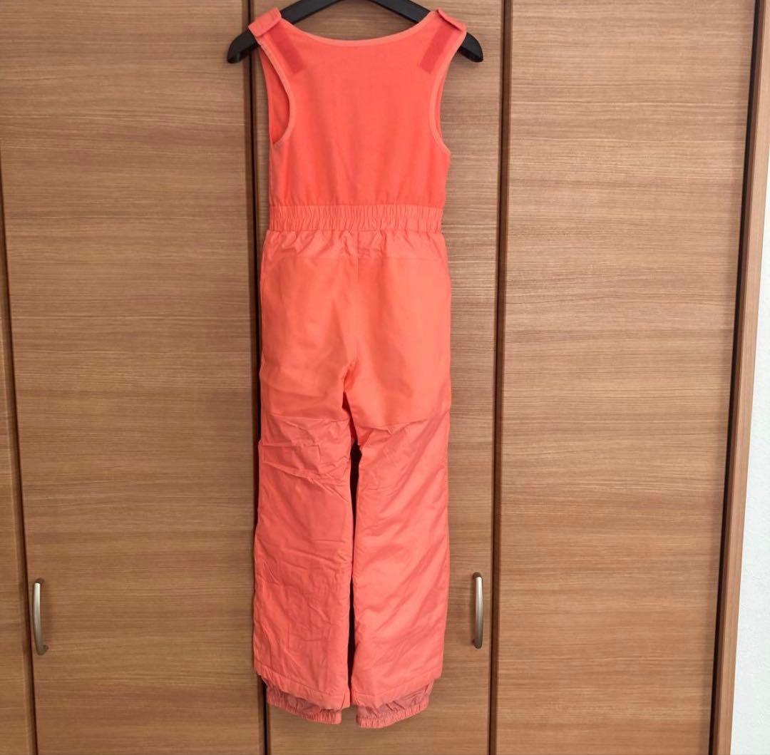 Columbia 子供用フード付きジャケット ピンク/オレンジ　手袋セット