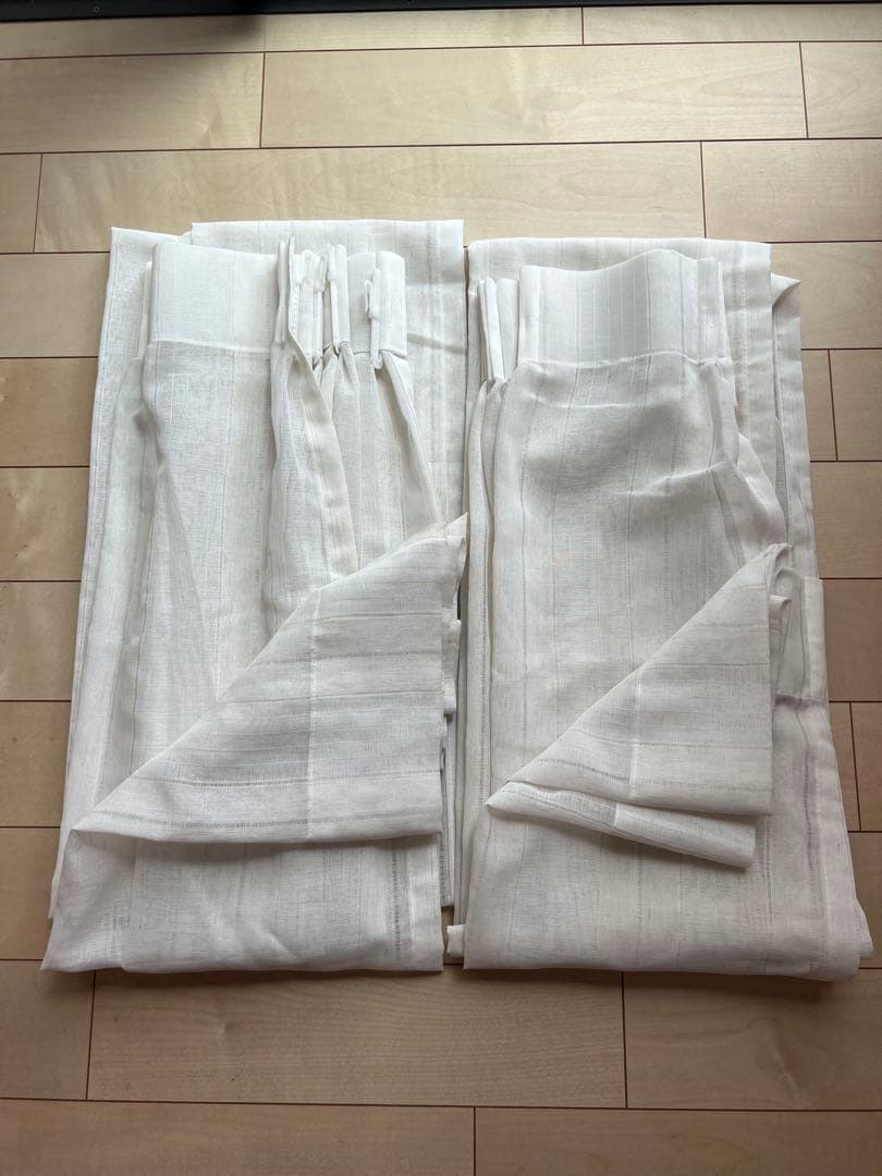 unico ウニコ カーテン ECLE(エクル) レースカーテン付き - メルカリ