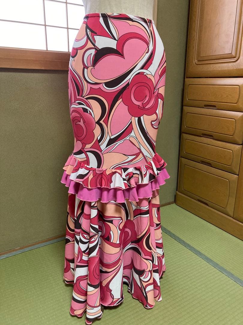 フラメンコ衣装　ツーピースドレス　セットアップ