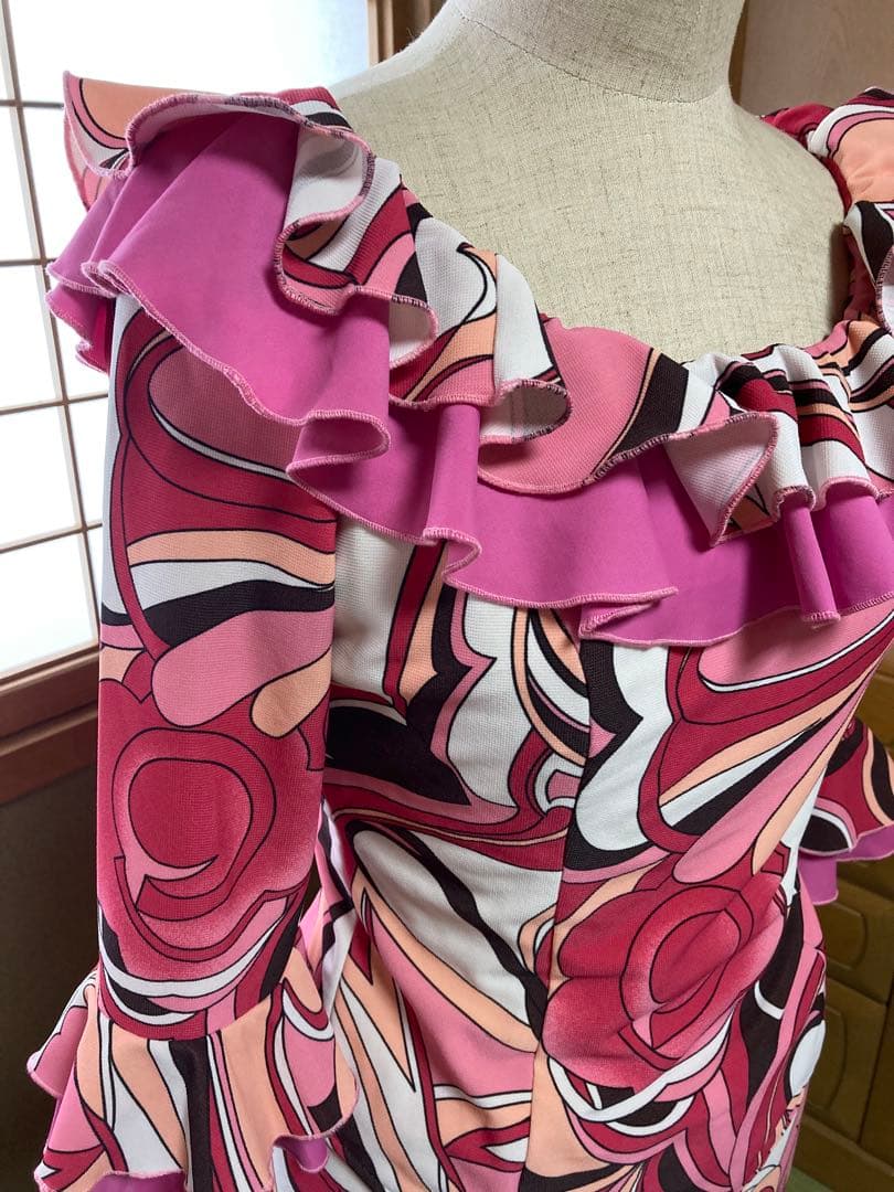 フラメンコ衣装　ツーピースドレス　セットアップ