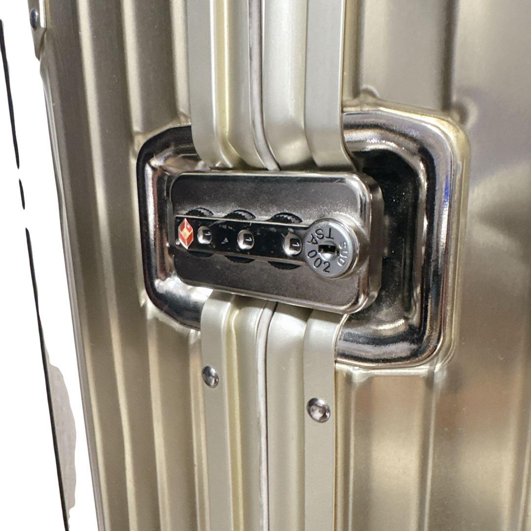《極希少》リモワ TOPAS Titanium 77L GOLD TSA