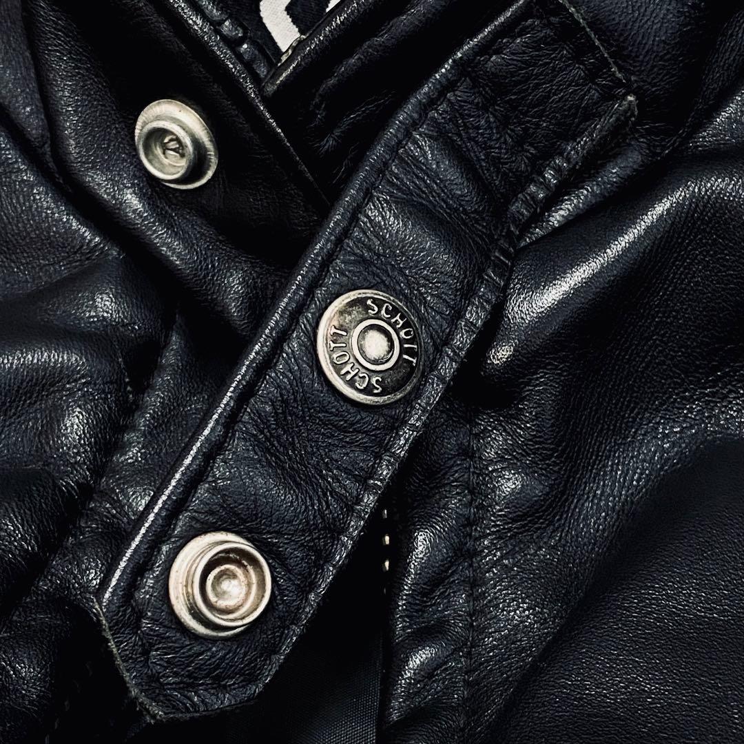 Schott シングル ライダース 38