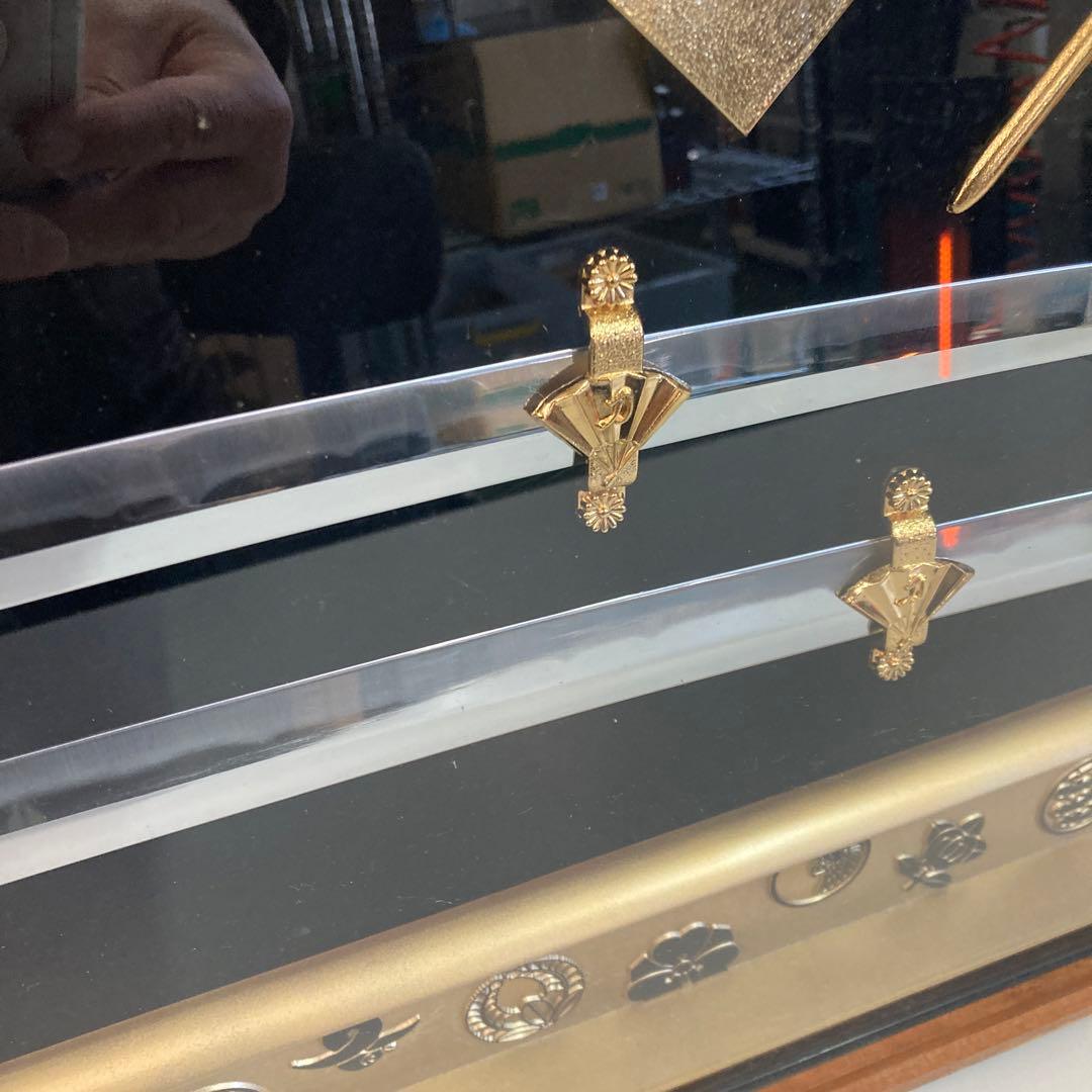 美術　工芸品 刀剣額 江戸時代 レプリカ 模造刀 日本刀 鍔 コレクション 飾り