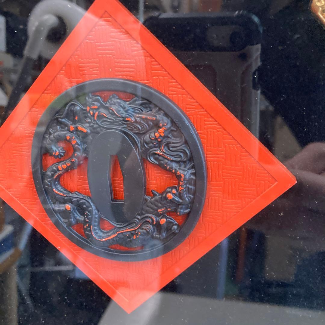 美術　工芸品 刀剣額 江戸時代 レプリカ 模造刀 日本刀 鍔 コレクション 飾り