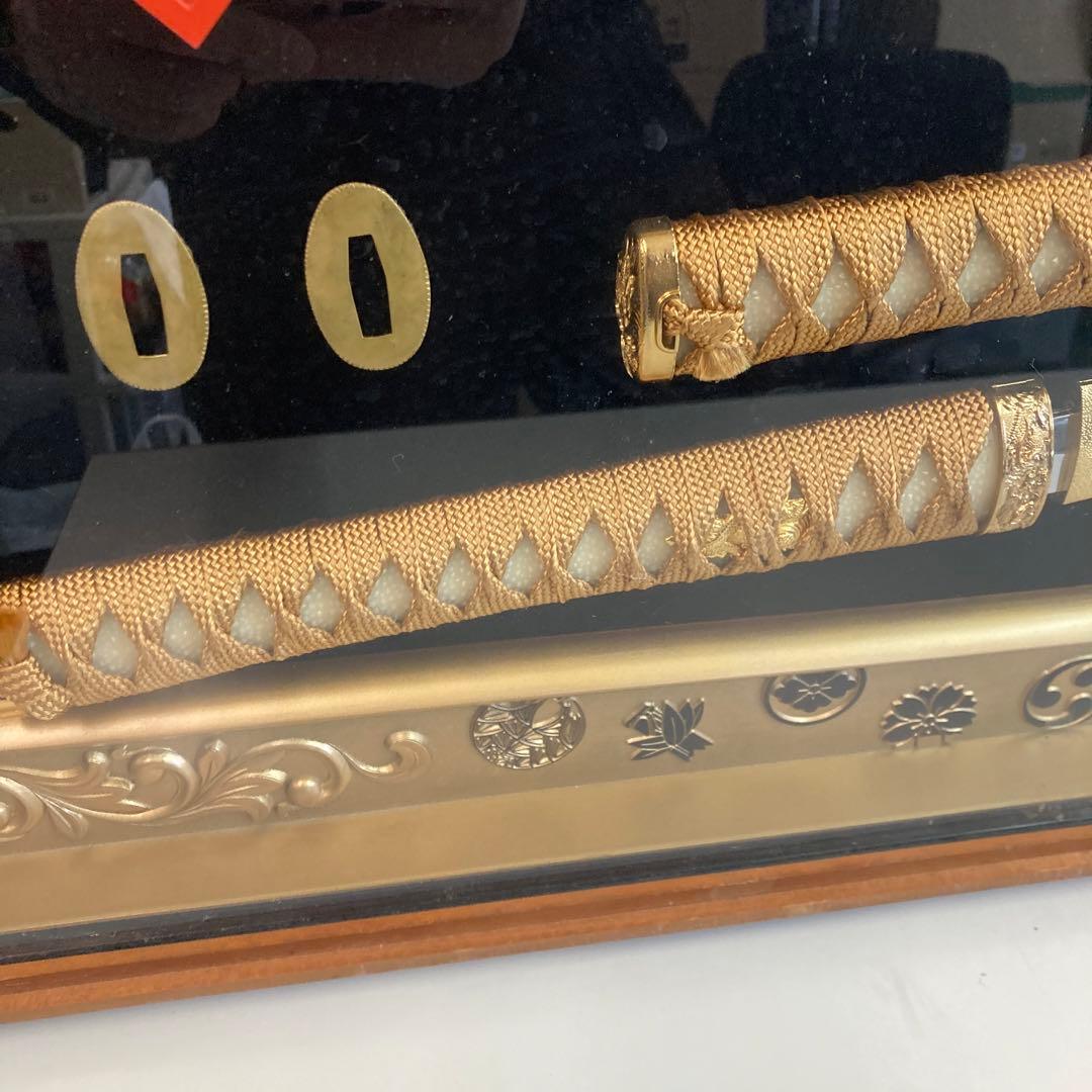 美術　工芸品 刀剣額 江戸時代 レプリカ 模造刀 日本刀 鍔 コレクション 飾り