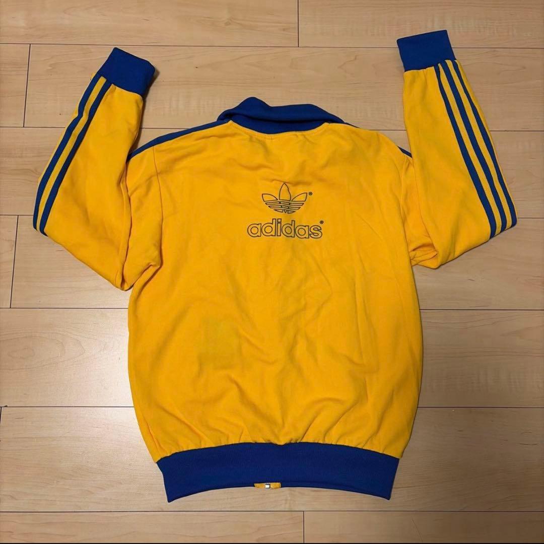 adidas 70's 復刻 ジャージ アディダス トラックジャケット イエロー