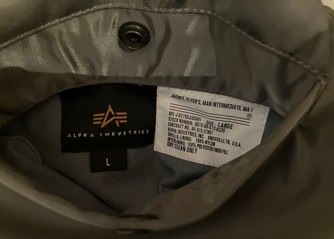 ALPHA INDUSTRIES × WAIPER.inc 別注MA-1