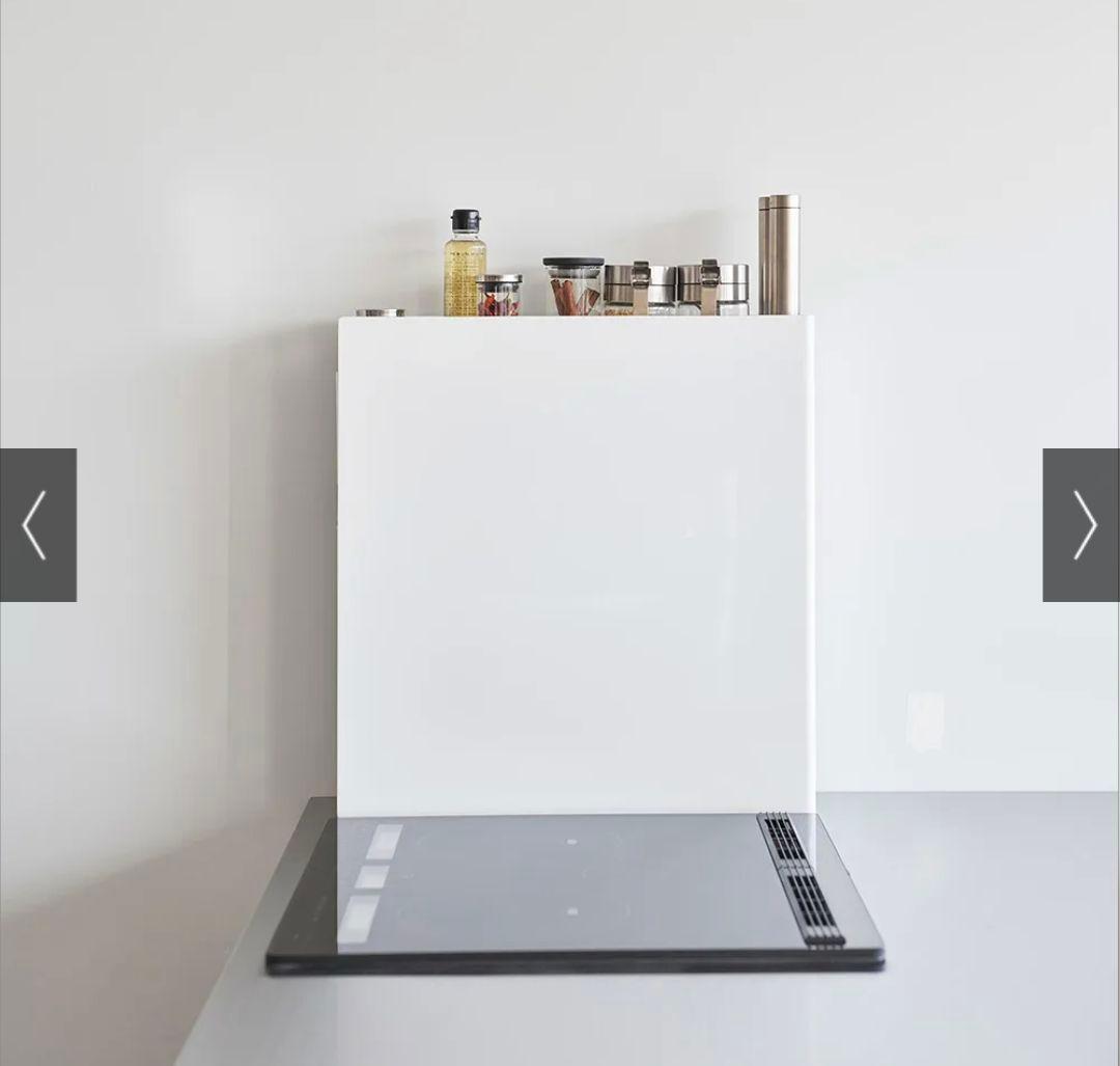 tower隠せる調味料ラック 2段タイプ ホワイト