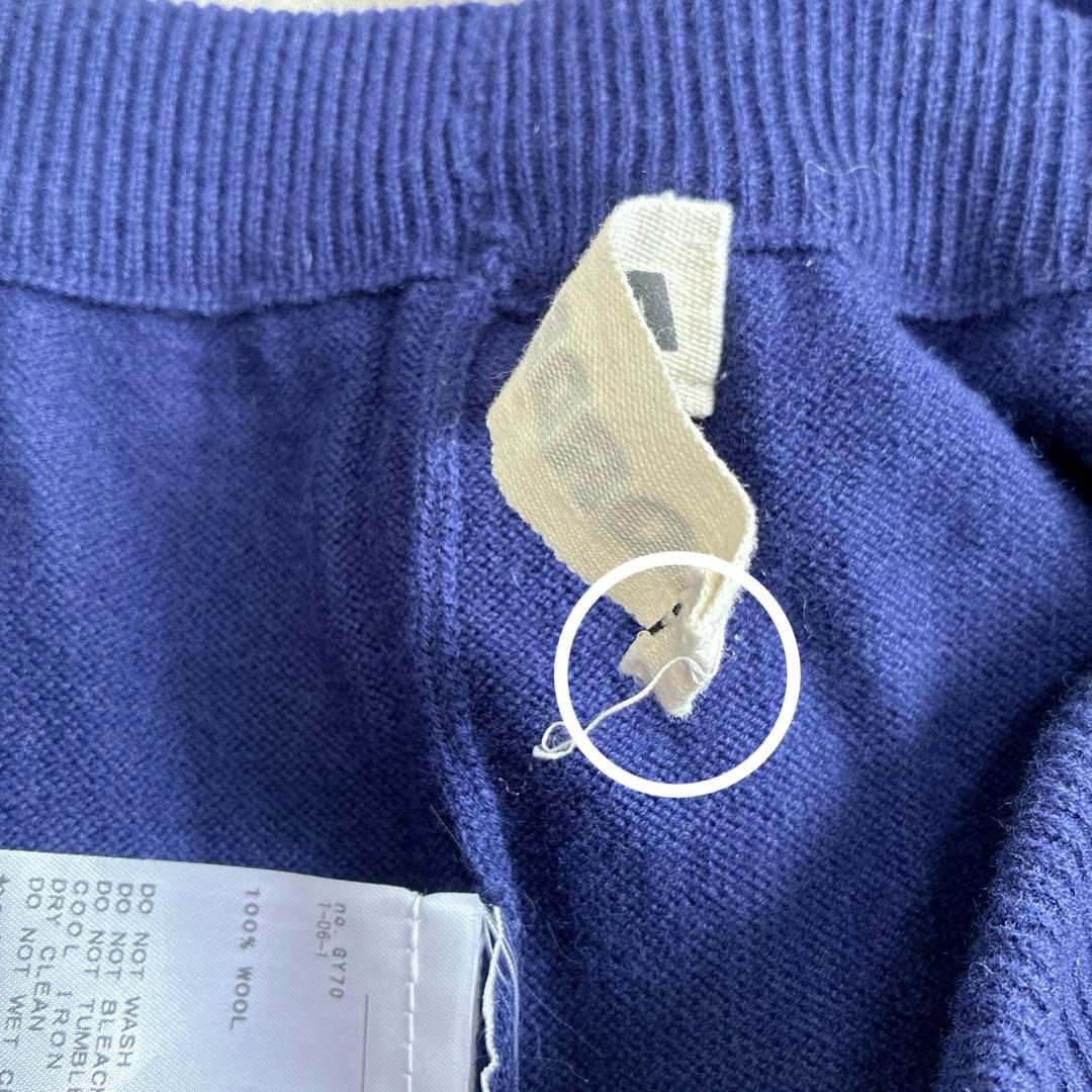 CORDERA コルデラ　MERINO WOOL PANTS ニット　ネイビー