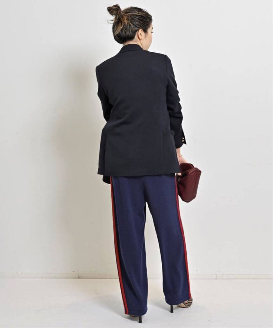 CORDERA コルデラ　MERINO WOOL PANTS ニット　ネイビー