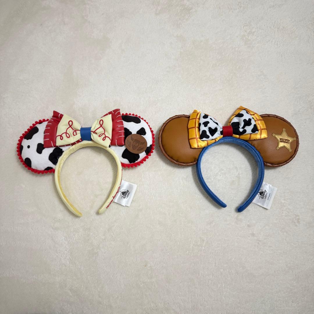 上海ディズニーランド トイストーリー ウッディ ジェシー カチューシャ