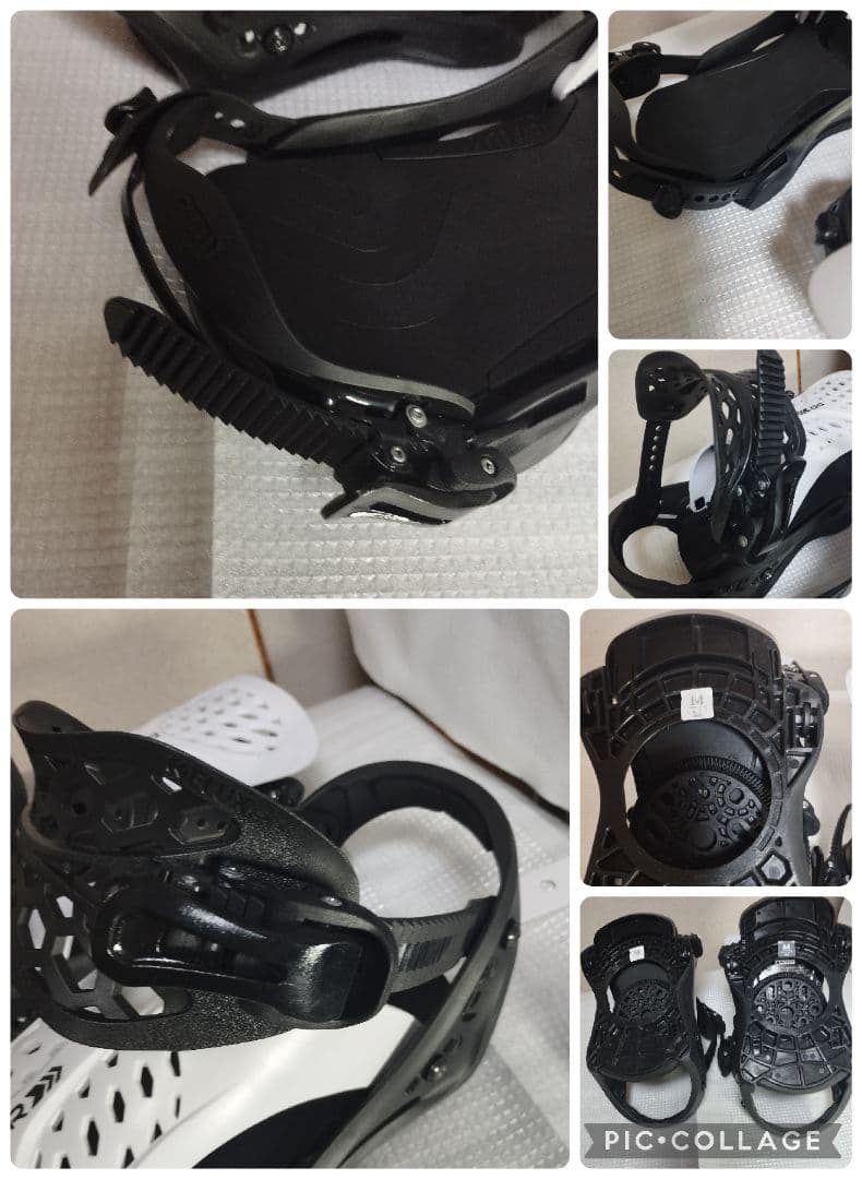 FLUX PR ビンディング Mサイズ ホワイト/ブラック　美品