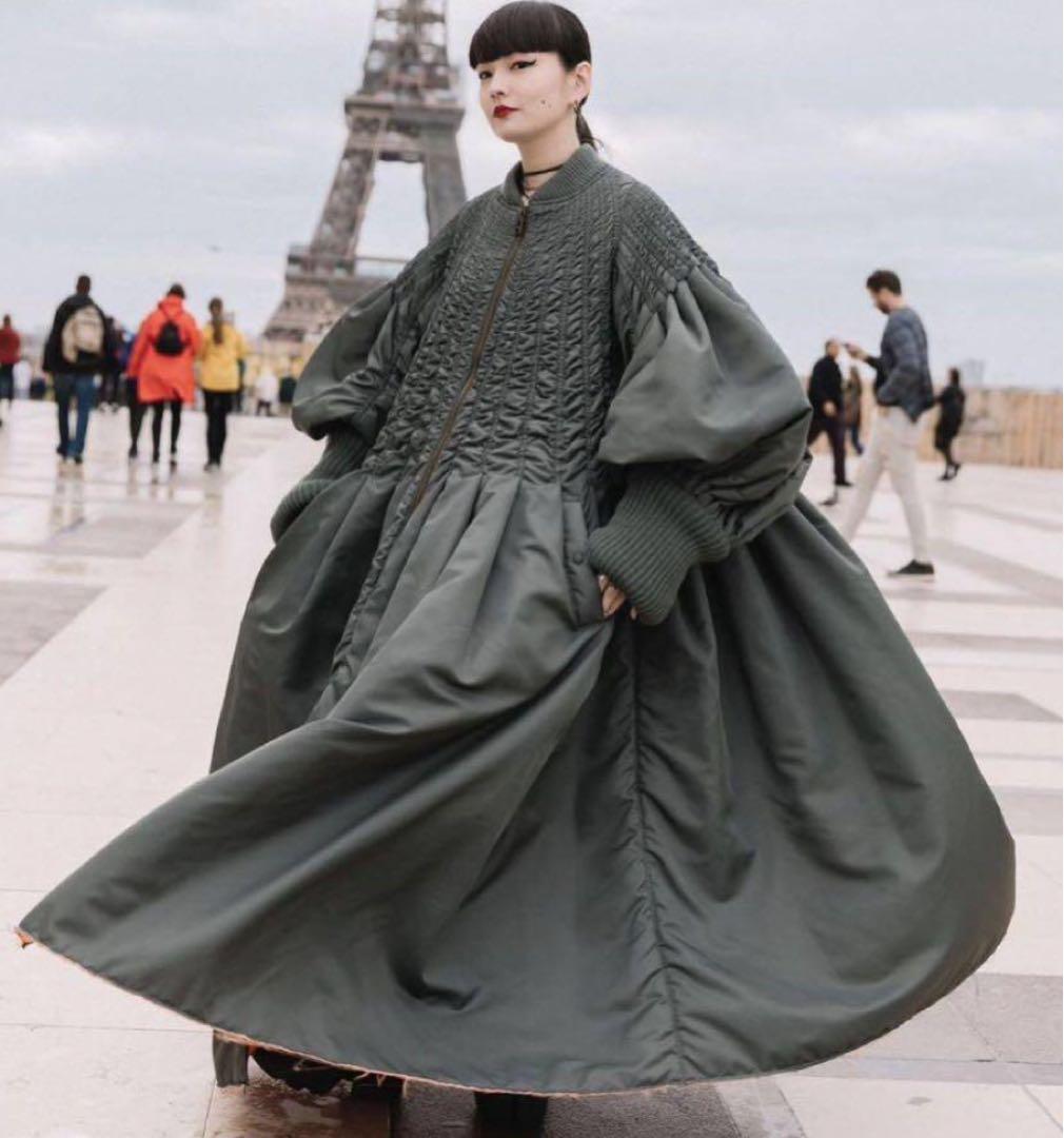 ジュンヤワタナベ コムデギャルソン ナイロンツイル MA-1ドレスコート