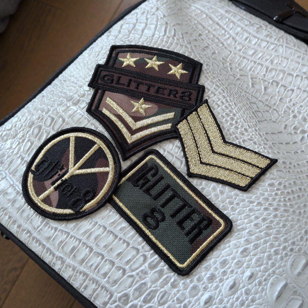 ⭐【新品未使用】GLITTER クロコダイル風ゴルフバッグ