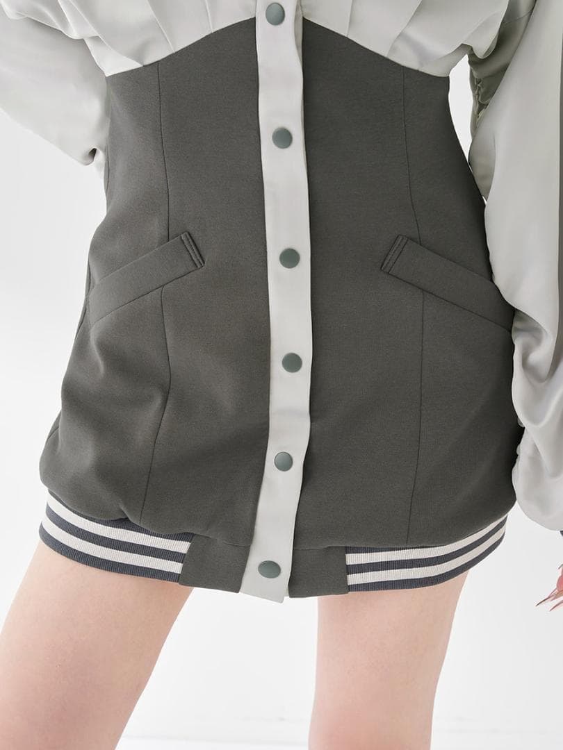 即日発送 完売品 新品 Darich ドルマンスリムスカジャンミニワンピース