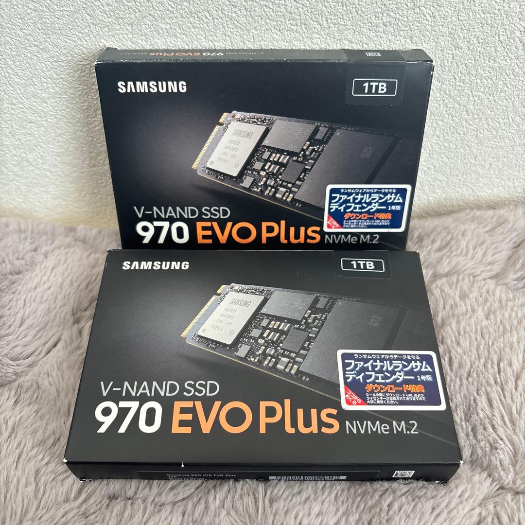 【kaito_mama】SAMSUNG 1TB×2 970EVO Plus
