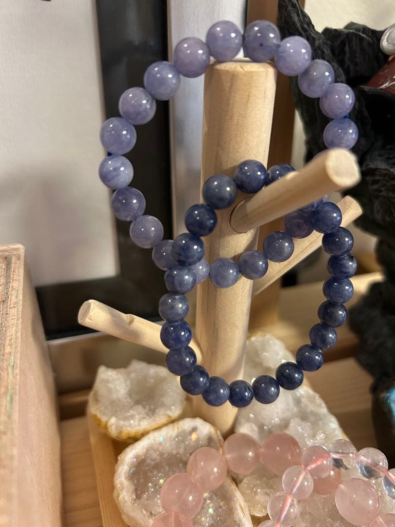 タンザナイト　8〜8.5mm 玉　2本セット