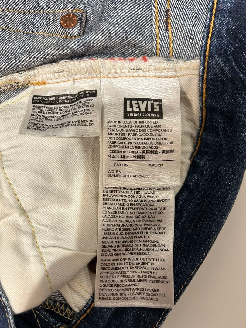 LVC 1955年復刻 USA製 Levi's 501 XX W31