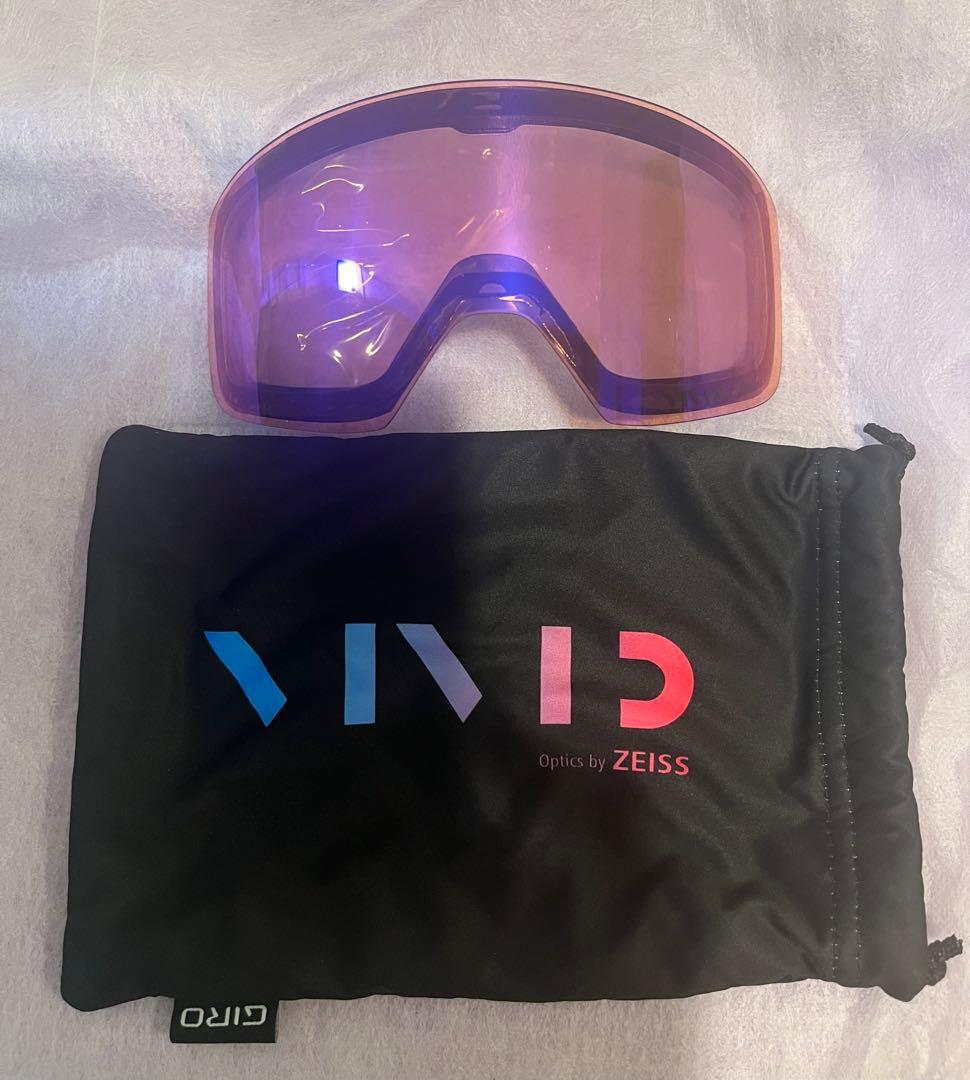 スキーゴーグル GIRO レディース エラ　ローズゴールド　スペアレンズ付