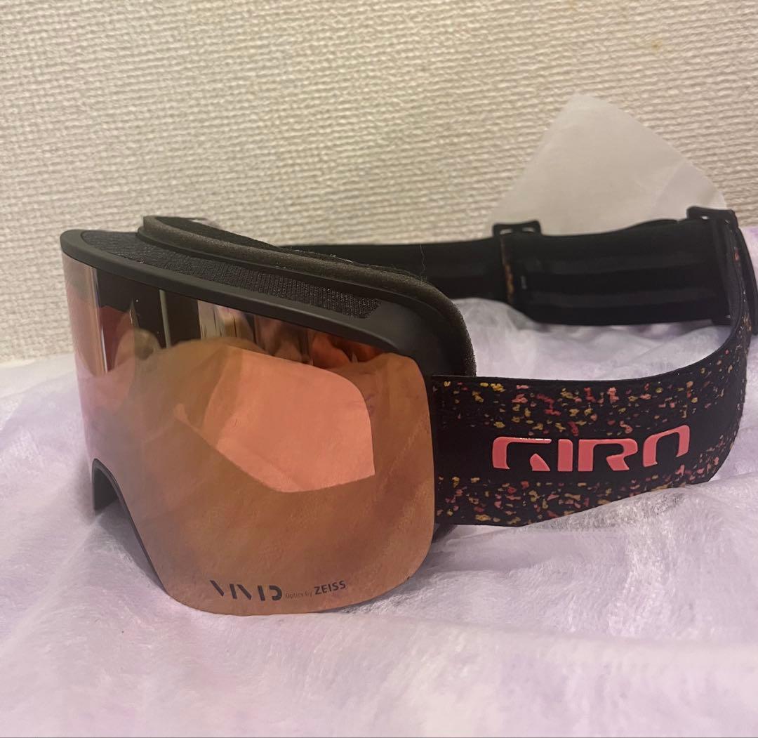 スキーゴーグル GIRO レディース エラ　ローズゴールド　スペアレンズ付