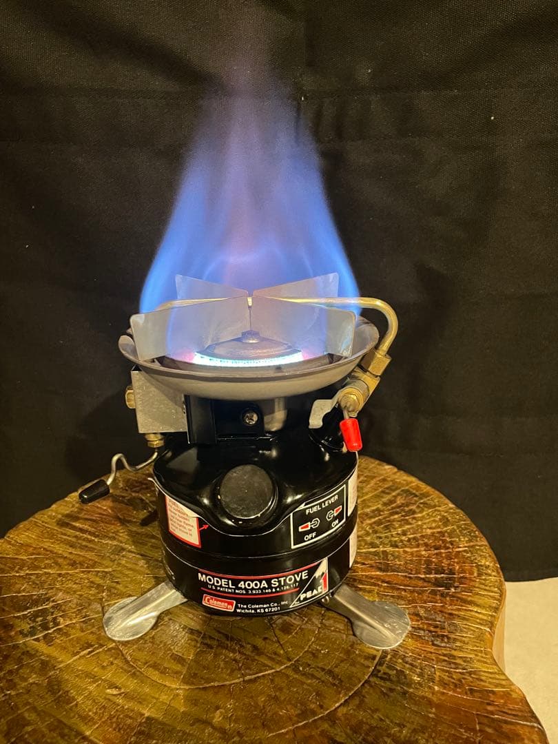 【動作確認済】Colemanピークワン400Aシングルバーナー説明書付＋