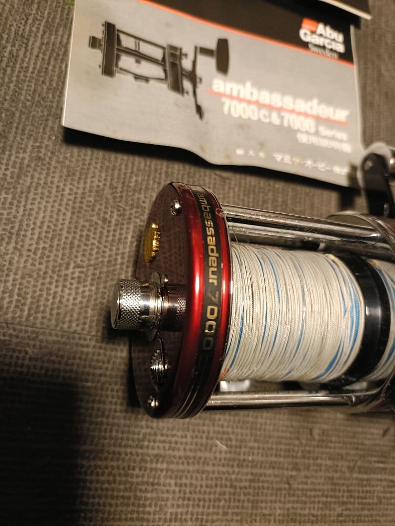 名機Abu Ambassadeur7000 赤 マミヤOP期 箱・付属品完備 - メルカリ