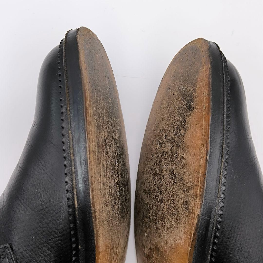 極美品 リーガル 25.5cm 2E ブラック 黒 モンクストラップ ブラック