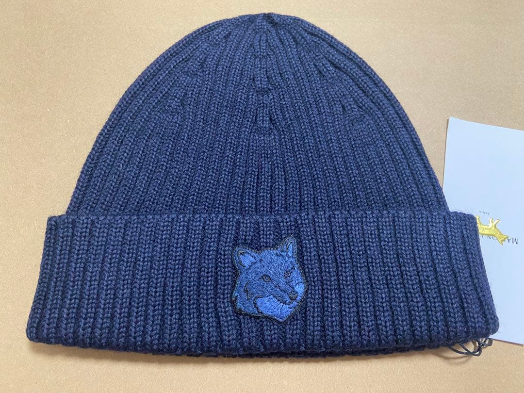 ★新品未使用★ maison kitsune メゾンキツネ ニット帽 帽子
