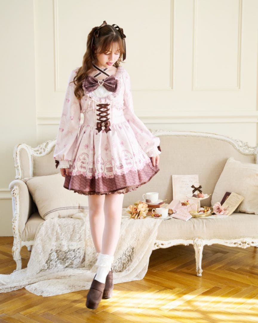 LIZLISA リズリサ Meltychocolate ワンピース