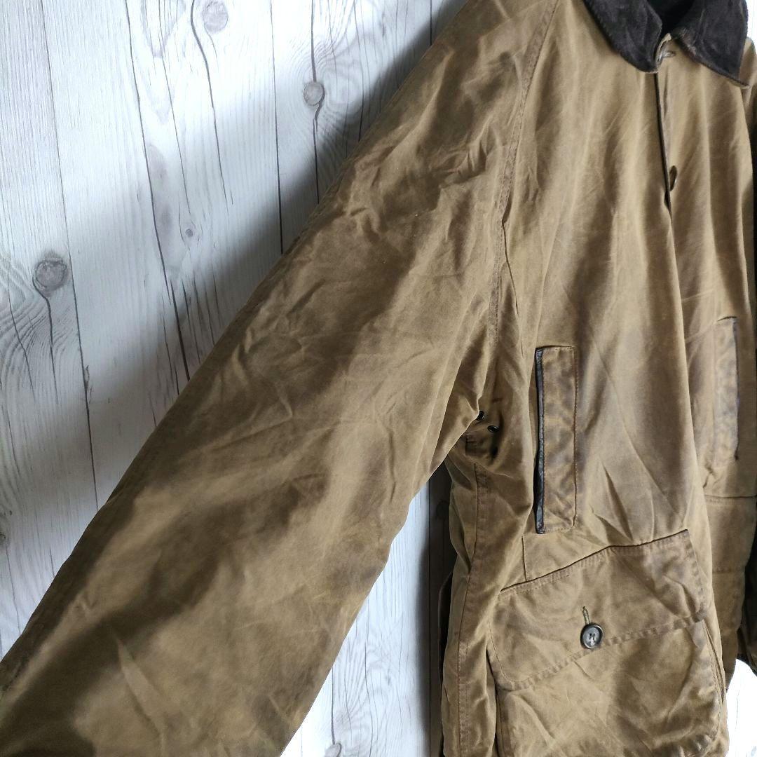希少♪ バブアー オイルドジャケット BEAUCHAMP 英国製 茶 2XLの通販は