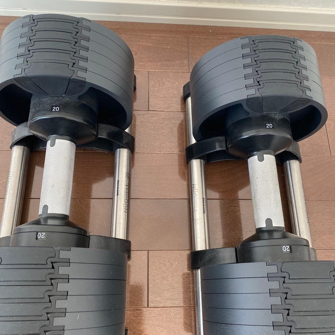 NÜOBELL 可変式ダンベル 20kg 2個セット