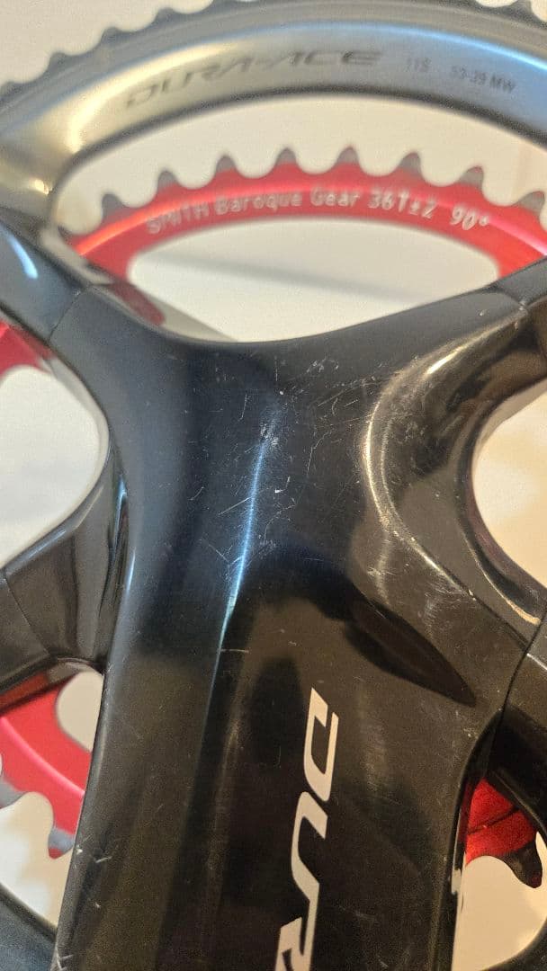 【値引き中‼️】DURA-ACE 91系53/36 90°楕円ギア 175mm