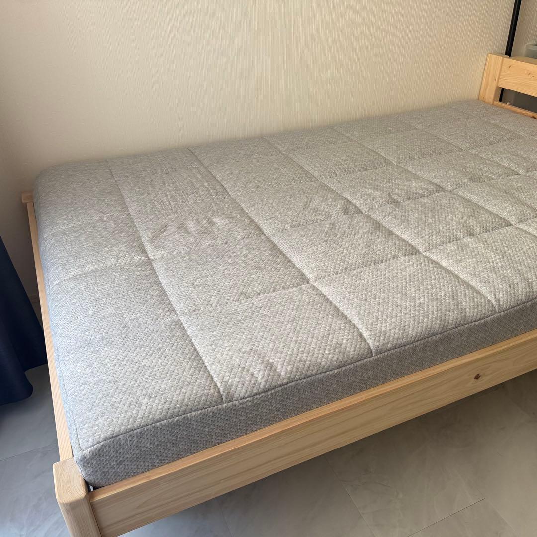 【美品】ふとんみたいなマットレス FUCCA セミダブル 厚さ18cm