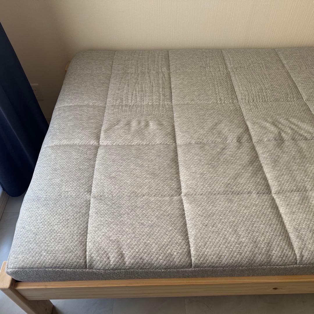 【美品】ふとんみたいなマットレス FUCCA セミダブル 厚さ18cm