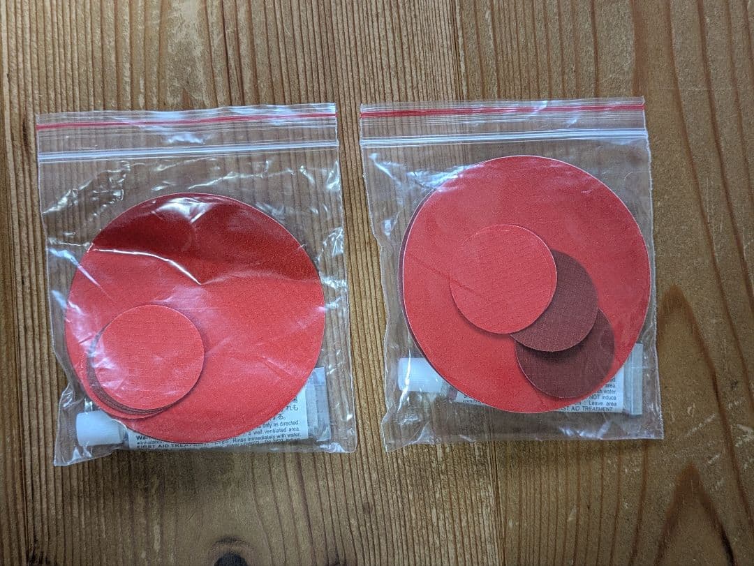 モンベル　アルパインパッド２５ １２０ ２個、ポンプバック付き