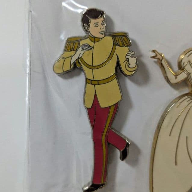 LE150 JDS OLD ディズニー ピンバッジ シンデレラ プリンス レア