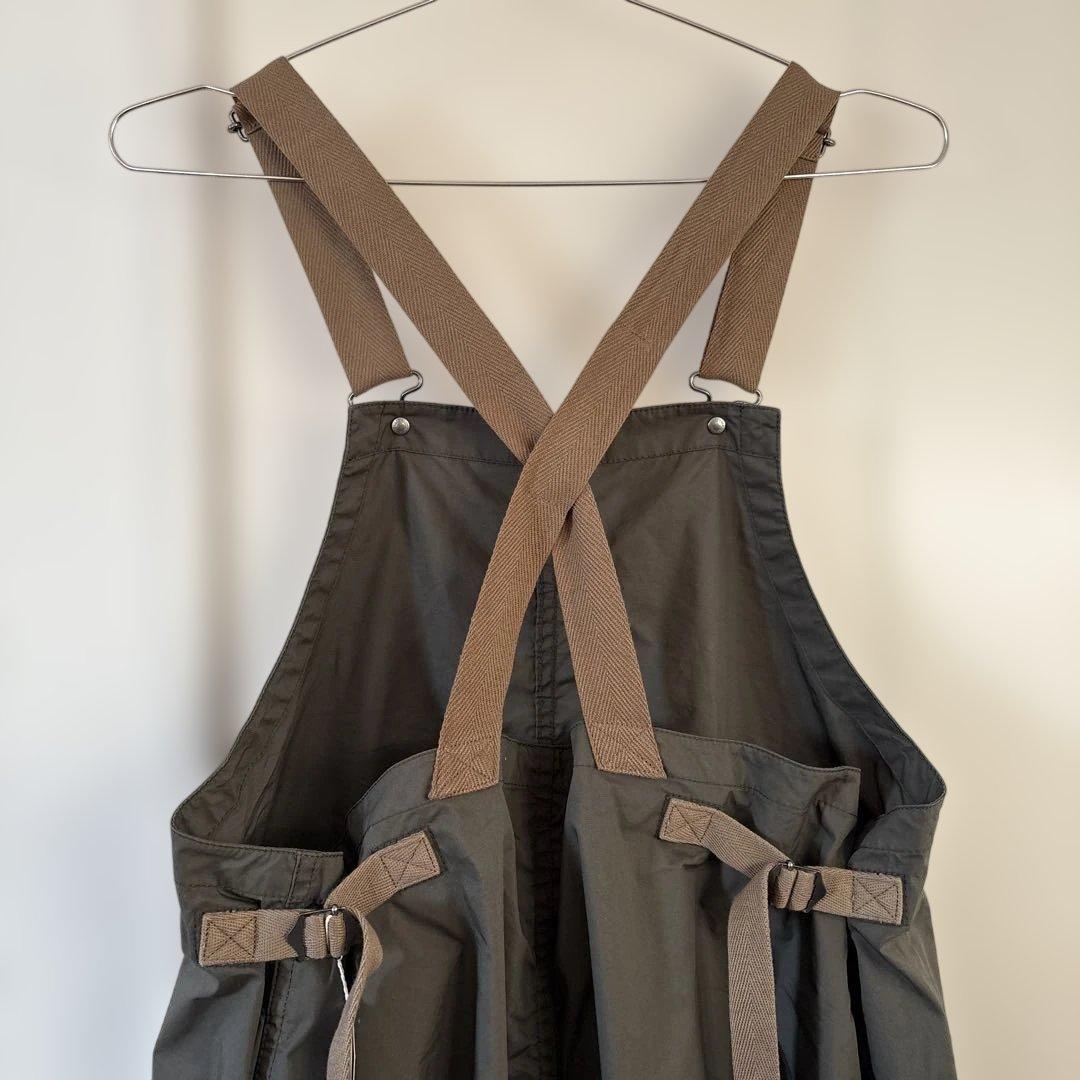 新品未使用BEAMSBOYサロペット O.SOLOTEX R/BIB オリーブ