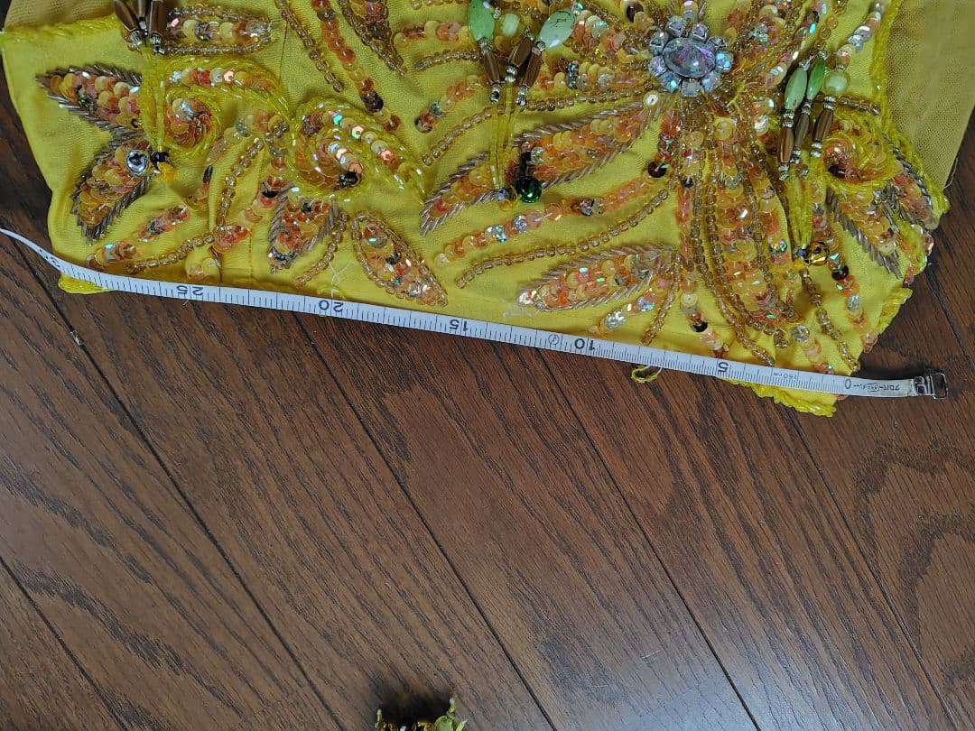 イエロー ベリーダンス セットアップ