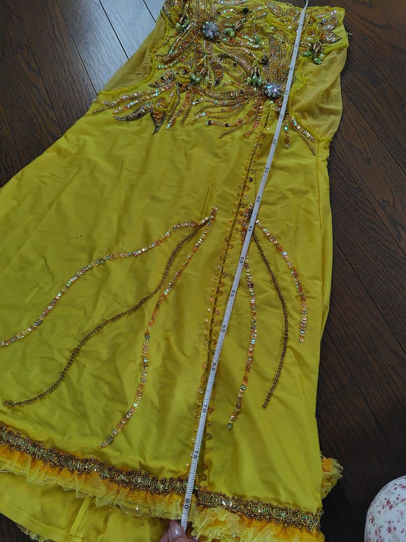 イエロー ベリーダンス セットアップ