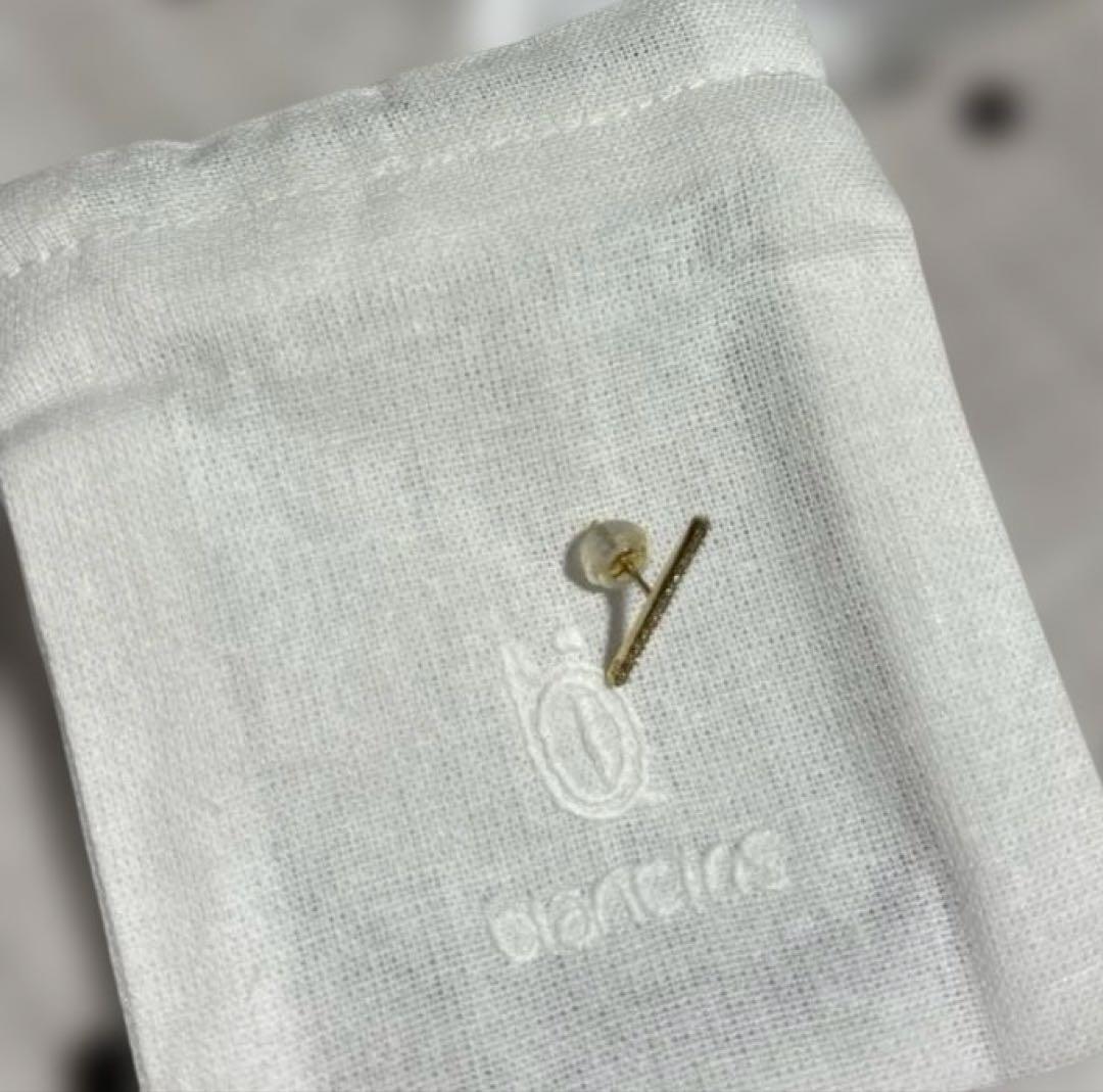 R*a様 blanciris ブランイリス　K18ゴールド バーピアス