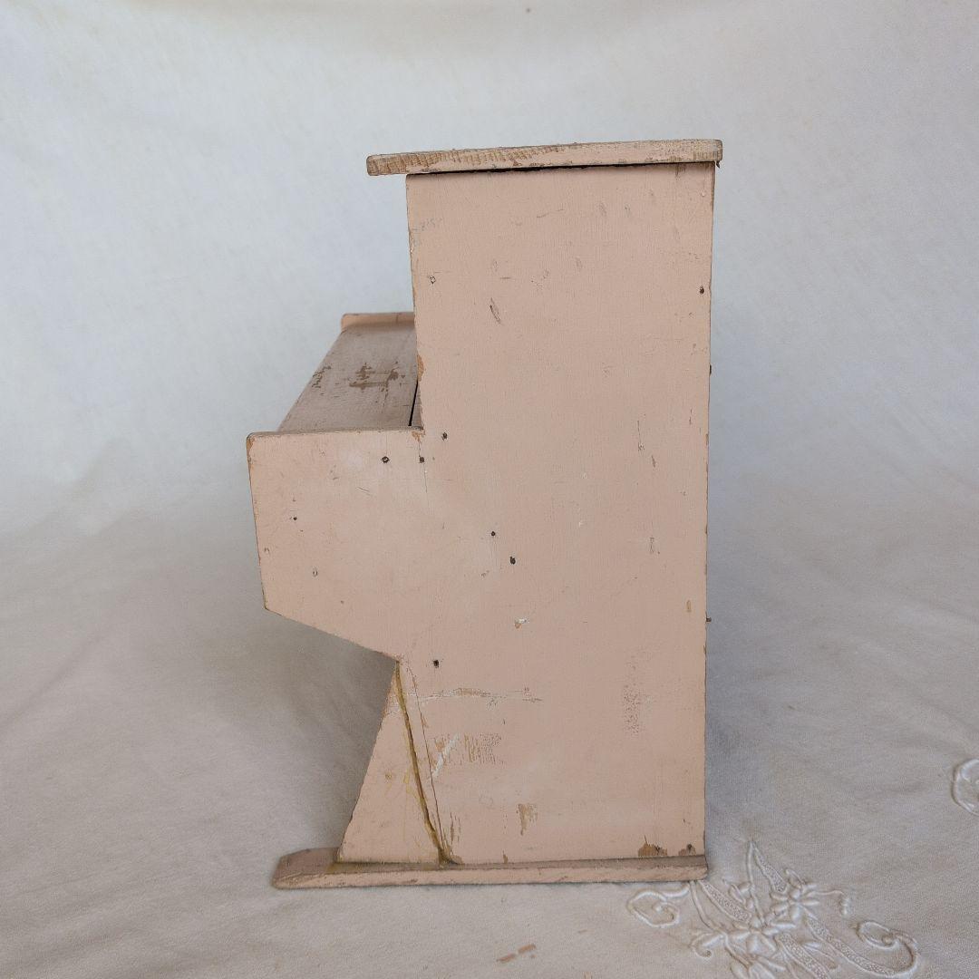 フランスアンティーク トイピアノ ピンク