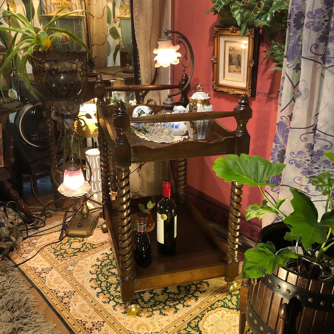 sale 希少　オールドマルニ ツイストレッグ　クラシカルワゴンテーブル 地中海