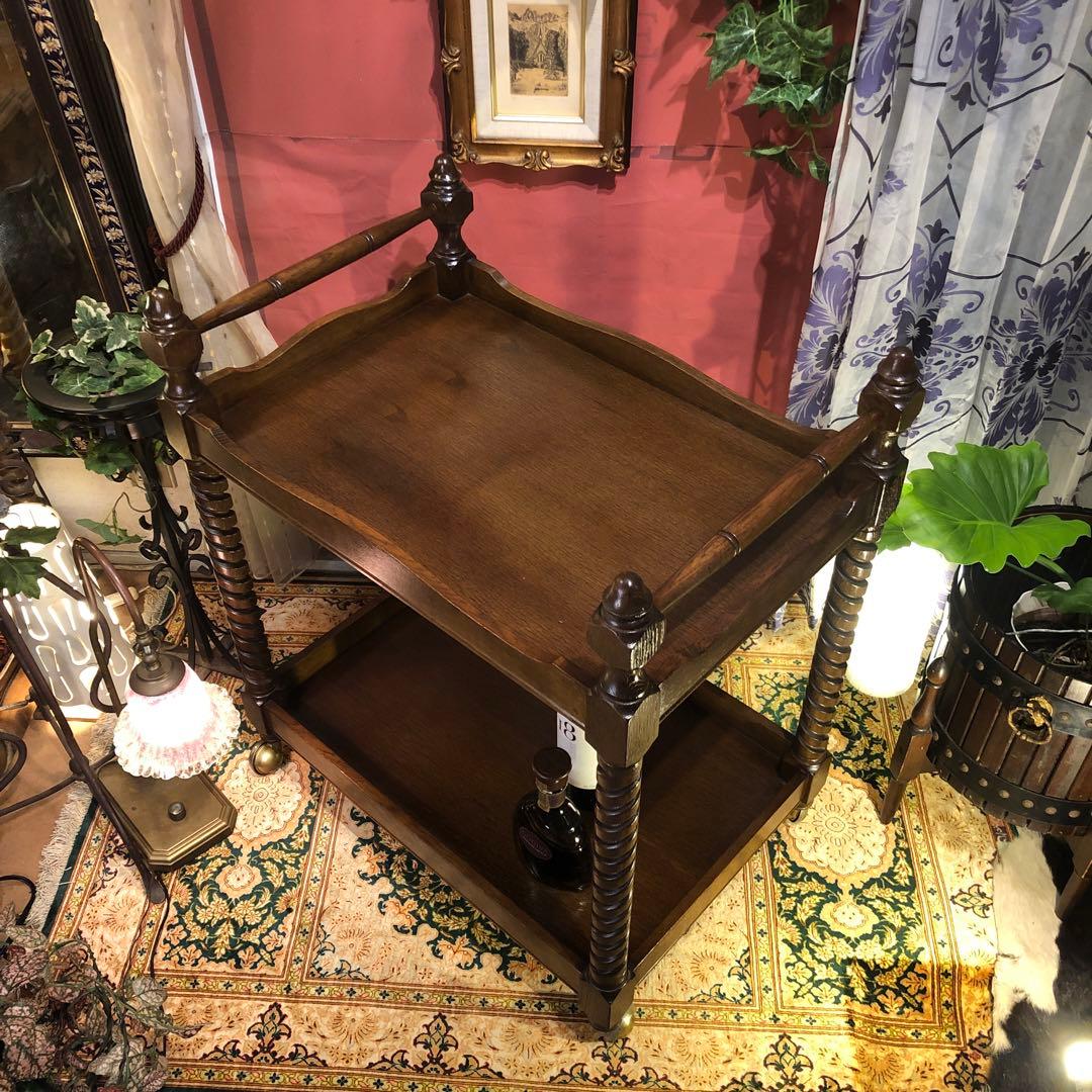 sale 希少　オールドマルニ ツイストレッグ　クラシカルワゴンテーブル 地中海