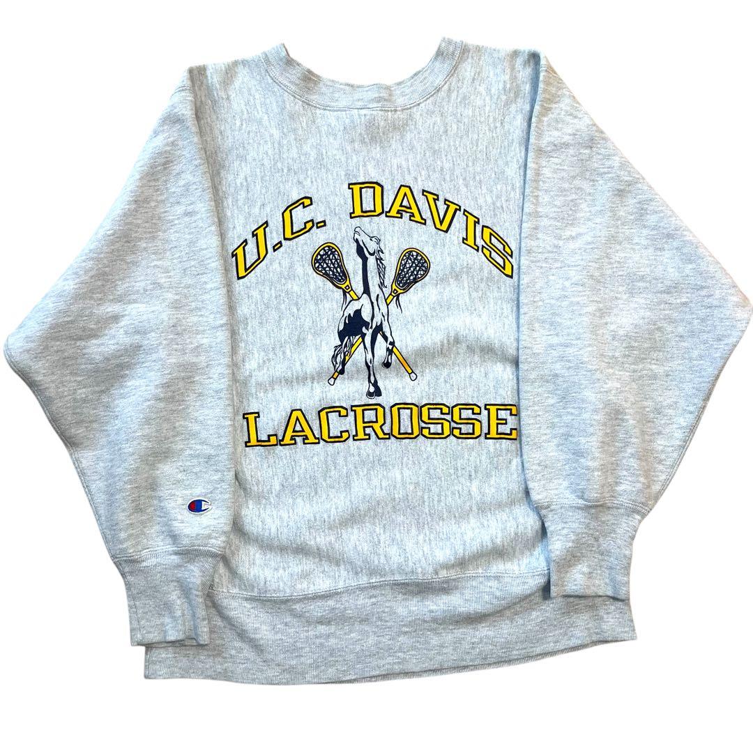 【美品】 80s 両面3段リバースウィーブ M トリコタグ　champion