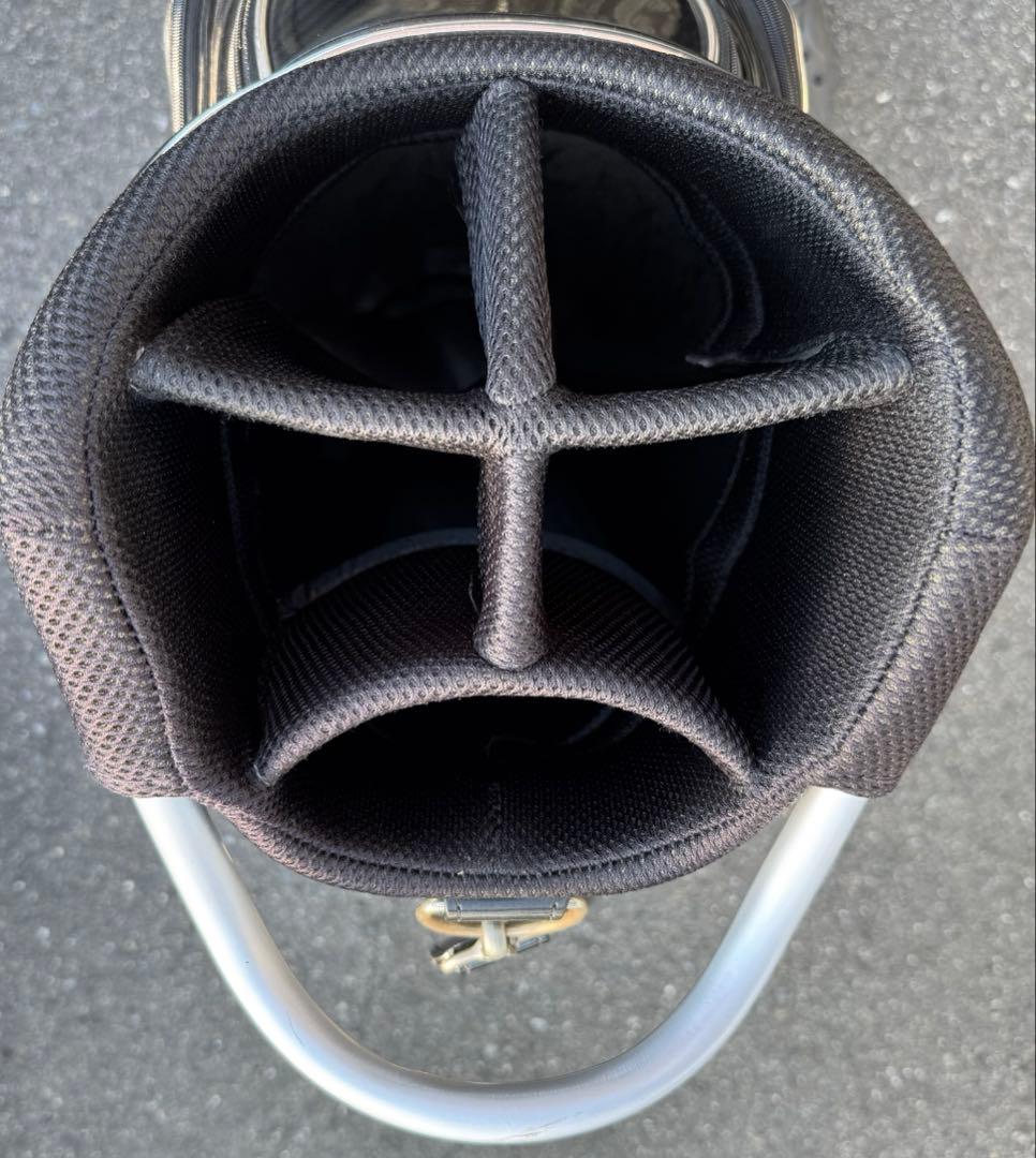 LANVIN SPORT 高級キャディバッグ特典3点組 メタリックブラック