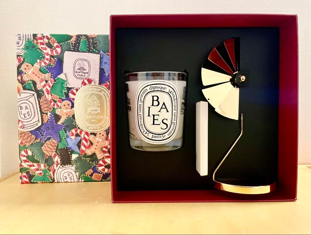 Diptyque ホリデー2024カルーセル キャンドルBaies 美品