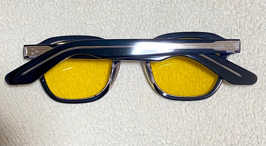 新品　MOSCOT モスコット MOMZA サングラス ブラッククリスタル　黄色