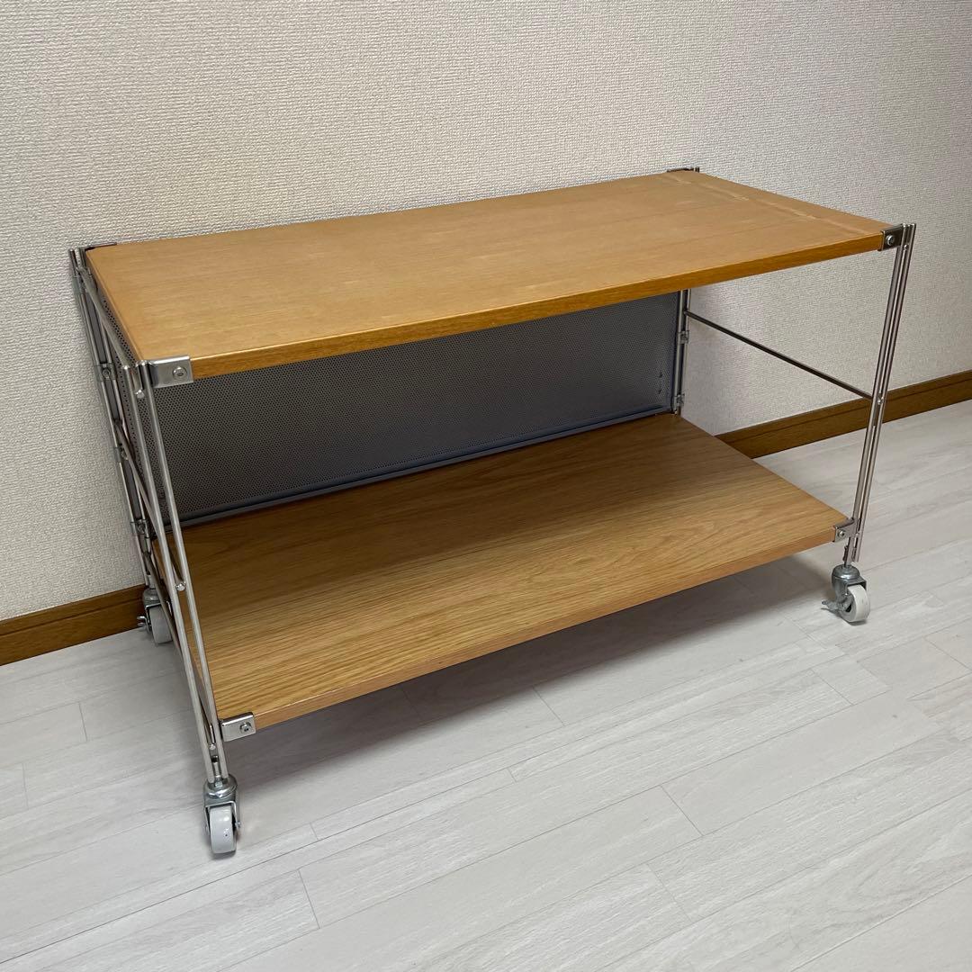 無印良品 ステンレス ユニットシェルフ テレビ台 - メルカリ